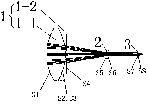 Large-zoom-ratio zooming laser illuminator