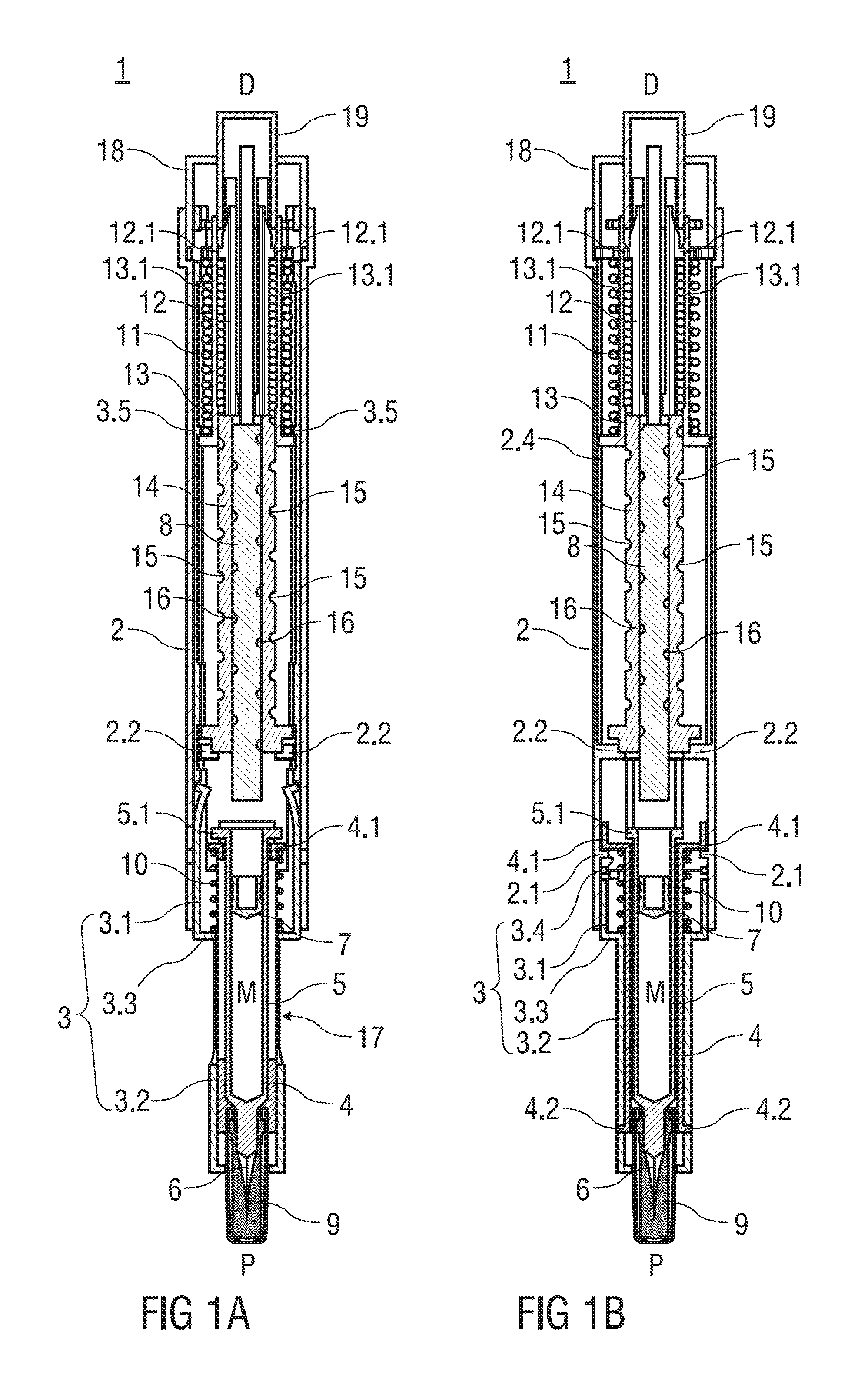 Force Transmission Arrangement for Auto-Injector