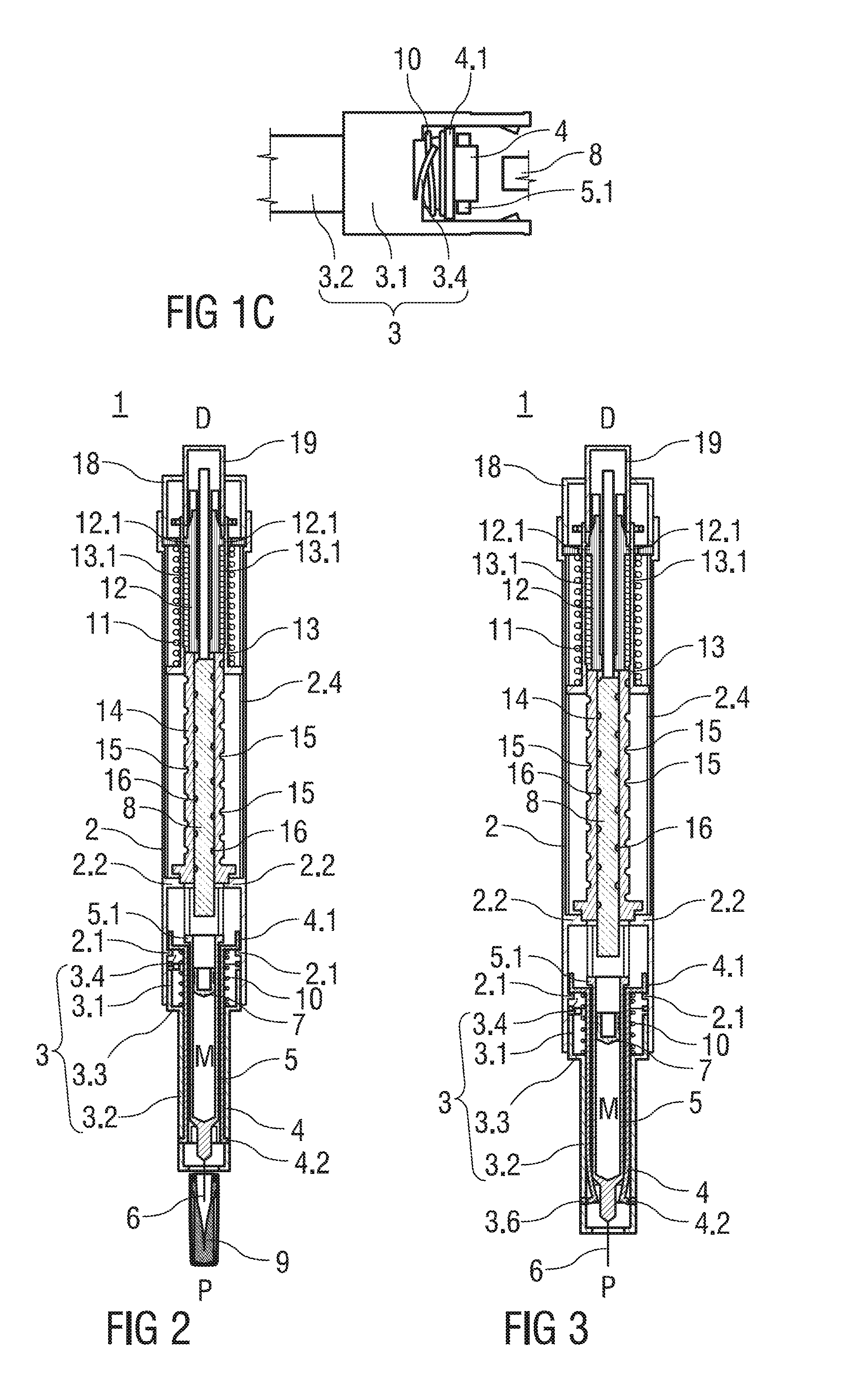 Force Transmission Arrangement for Auto-Injector