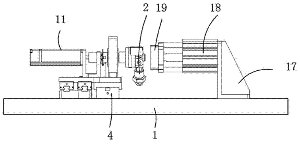 Pressure meter seat moving mechanism