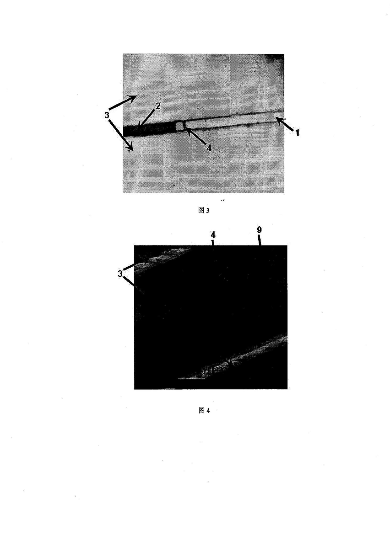 Field effect gas sensor taking air gap as insulation layer and preparation method thereof