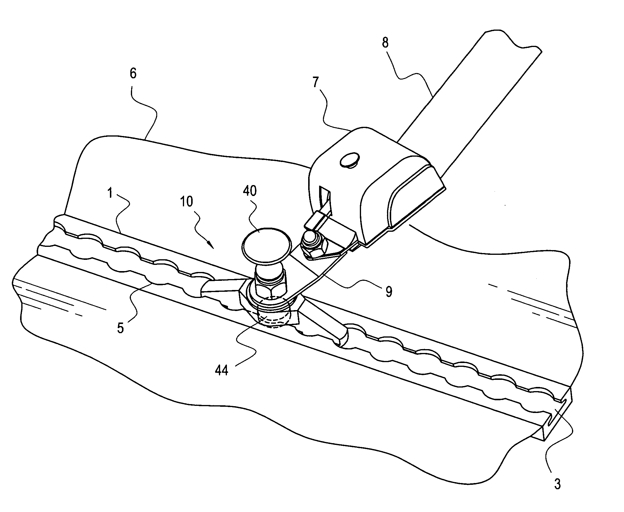 Retractor anchor with top release