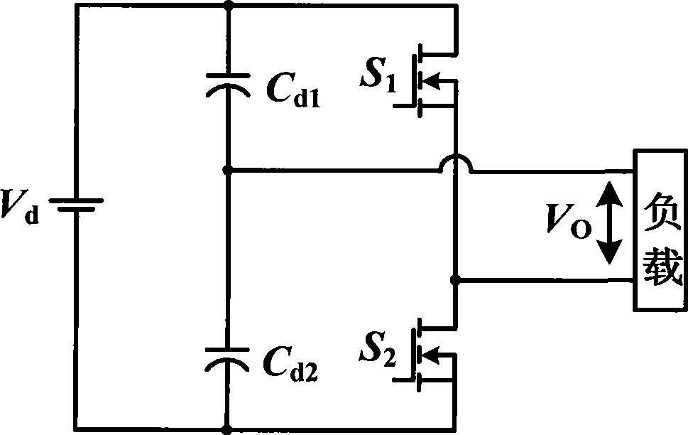 Z source semi-bridge inverter