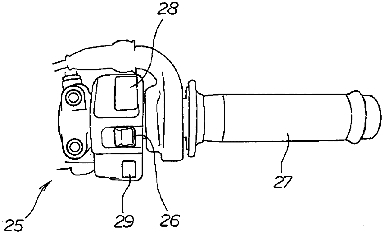 Brake system for motorcycle