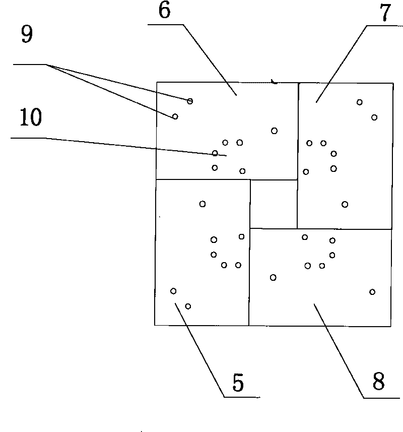 Reinforced concrete foundation for mounting assembled tower crane