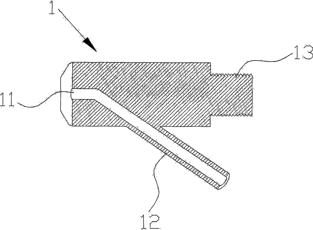 Cleaning joint for transducer