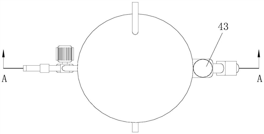 Coking VOCS tail gas treatment device