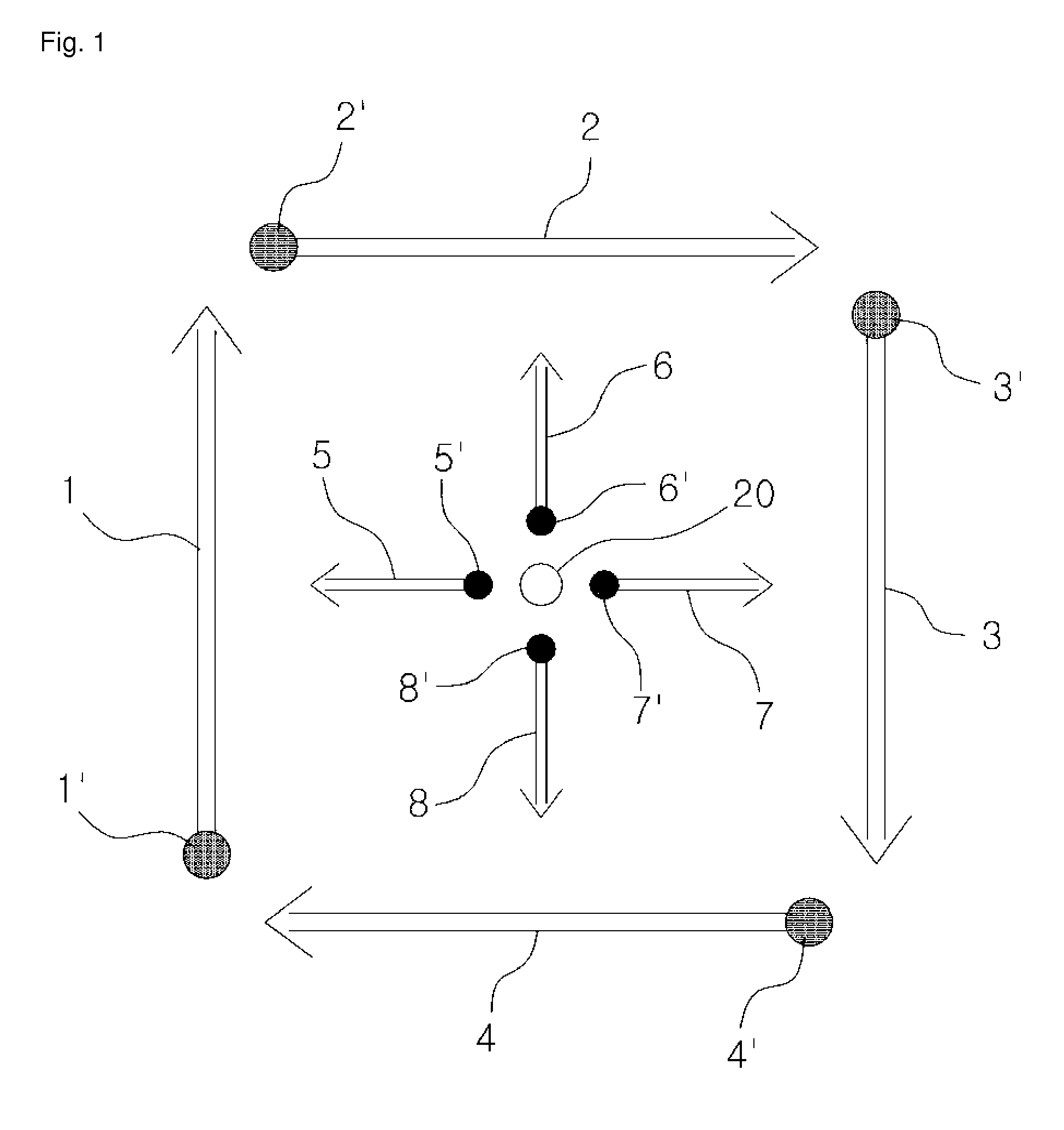 Micro antenna feeder for wide band, with a quad scheme antenna orthogonally installed to a cross dipole antenna