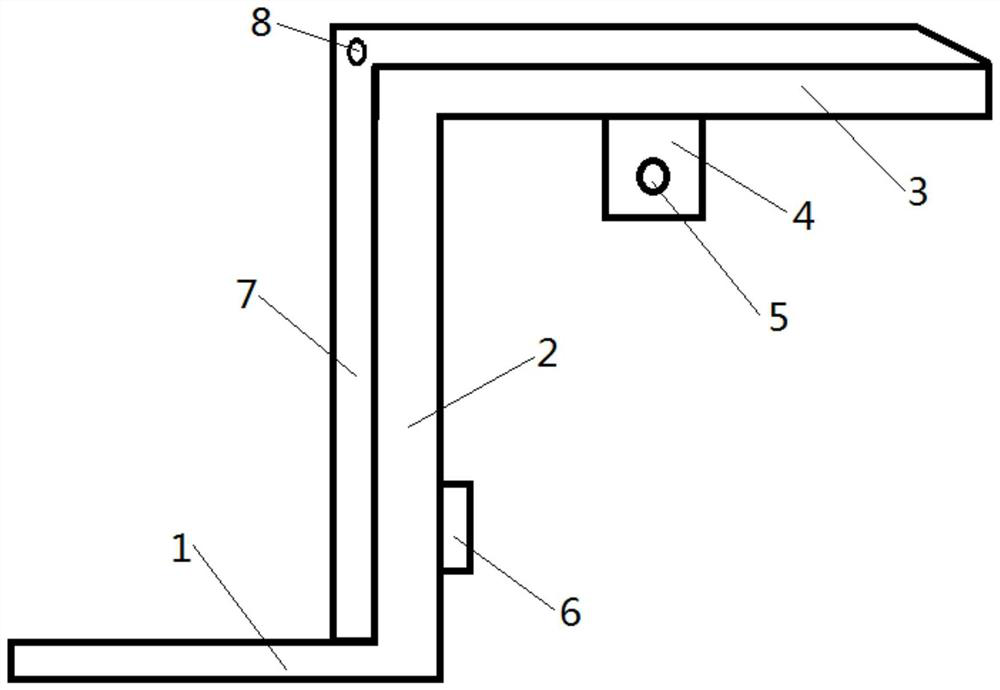 Auxiliary crank arm device for moving diesel generator in workshop