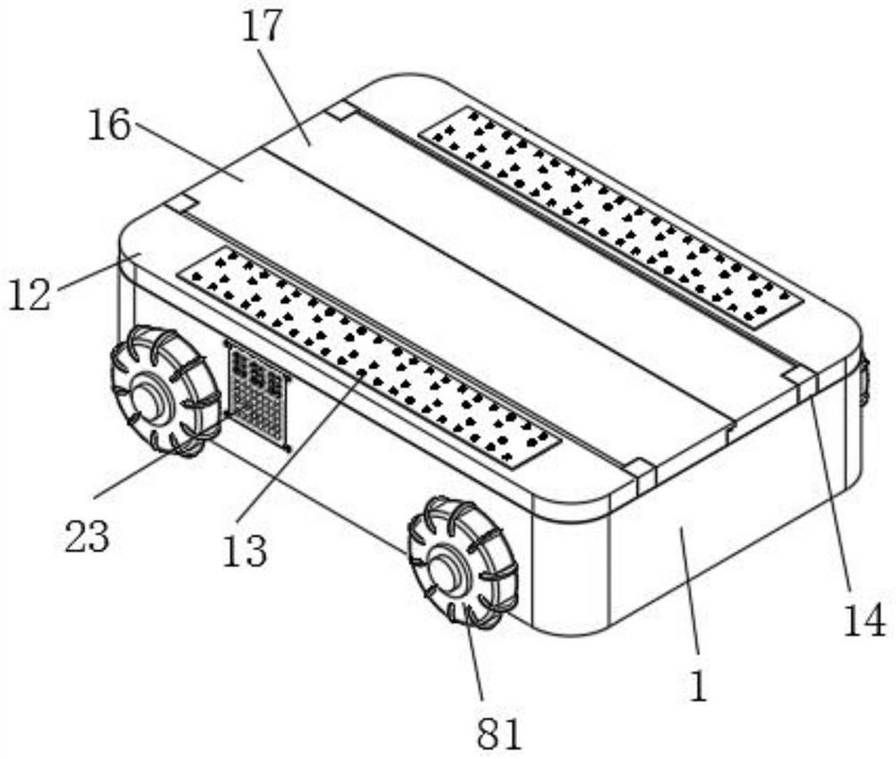 Intelligent sanitation robot cleaning system