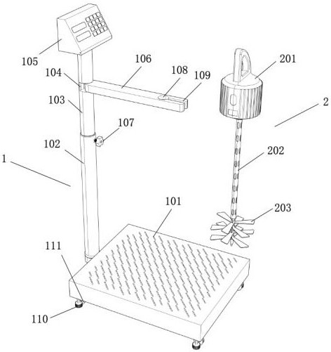 Multi-component adhesive mixing device and mixing method thereof