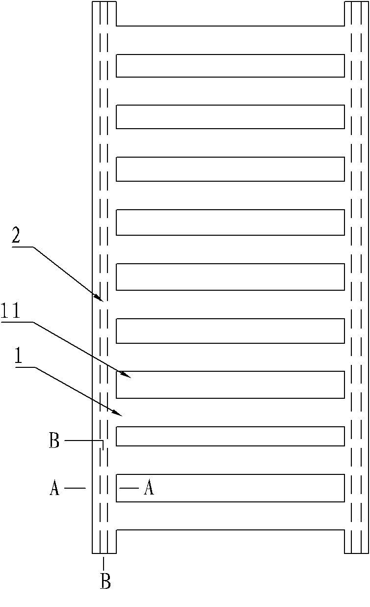 Electrode connection structure of semi-conductor electric heating piece