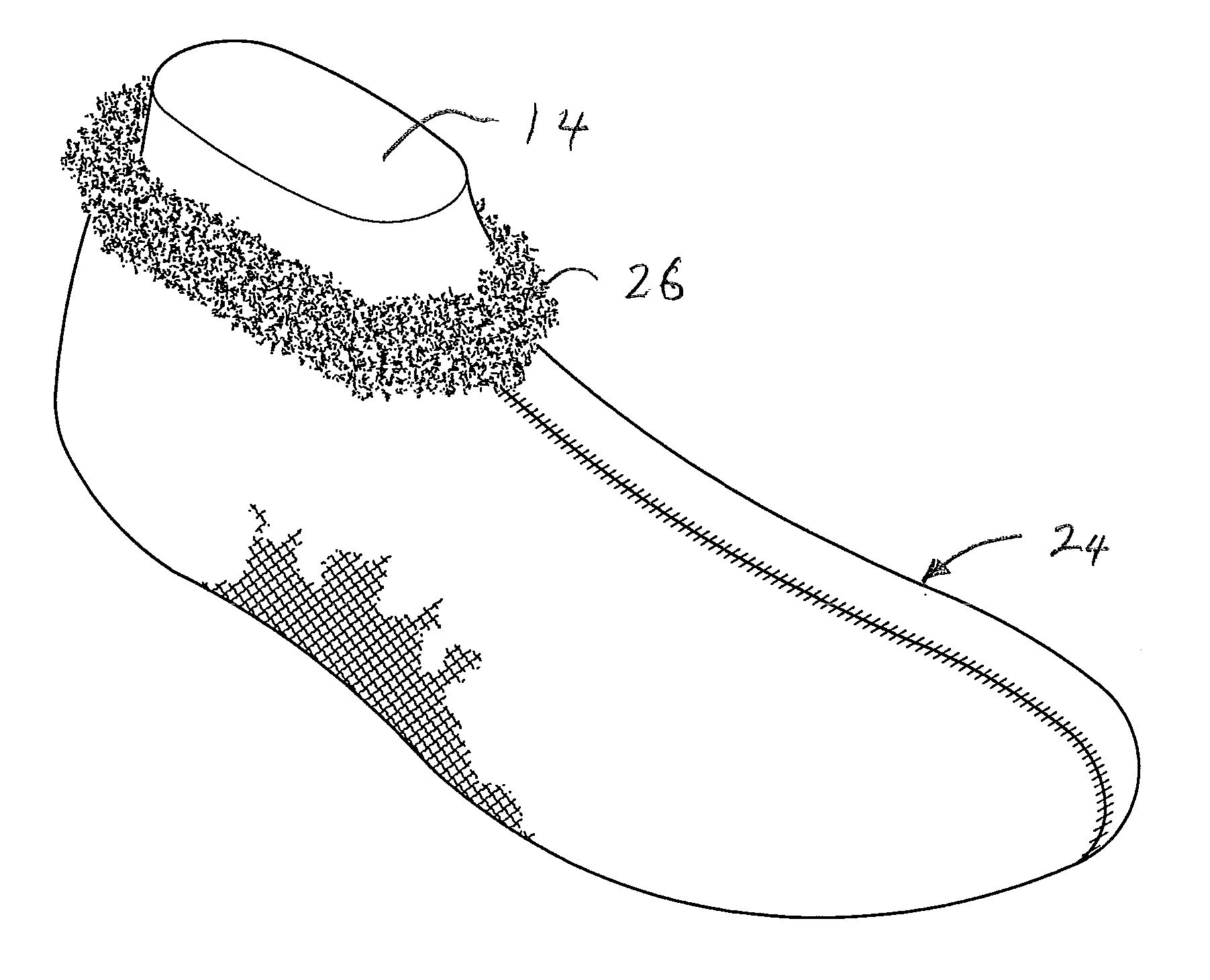 Fur lined injection molded footwear and method of making same