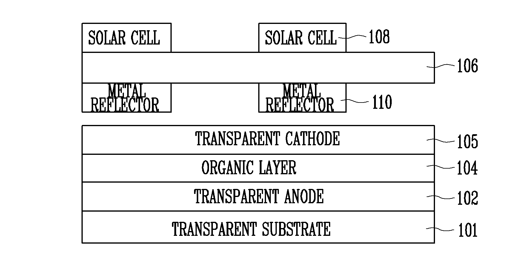 Transparent Organic Light Emitting Diode Lighting Device