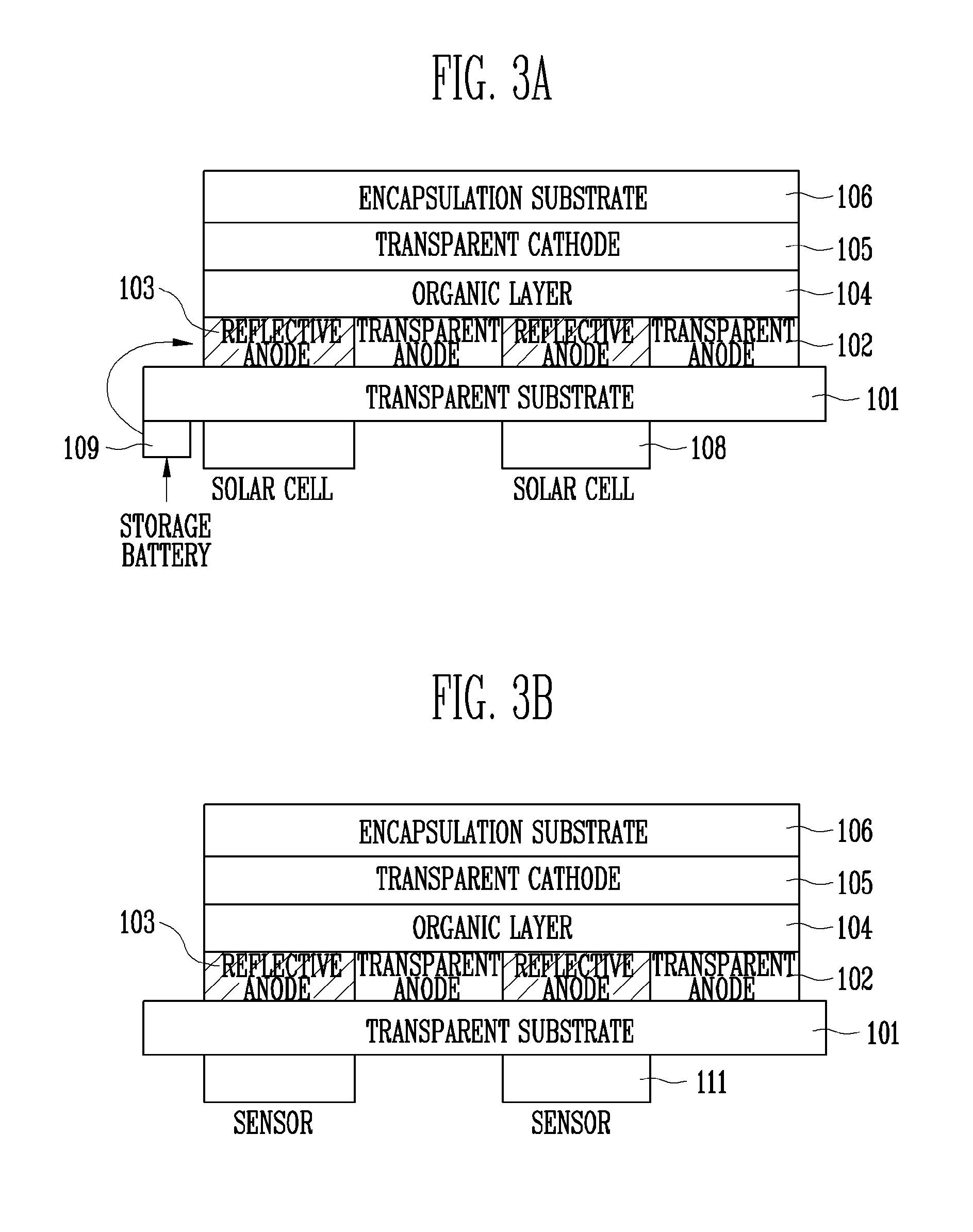 Transparent Organic Light Emitting Diode Lighting Device