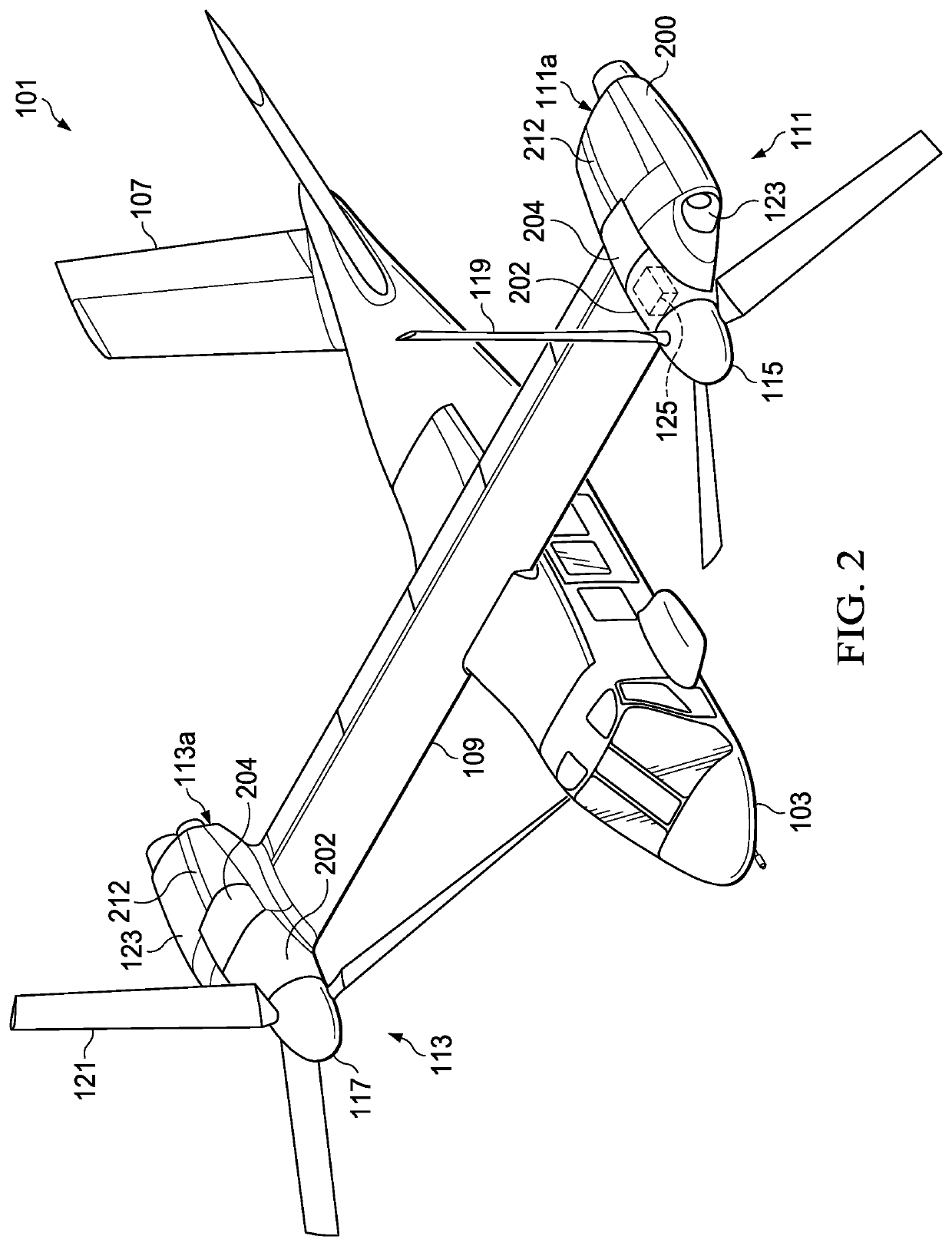 Bogie mechanism for a tiltrotor proprotor door