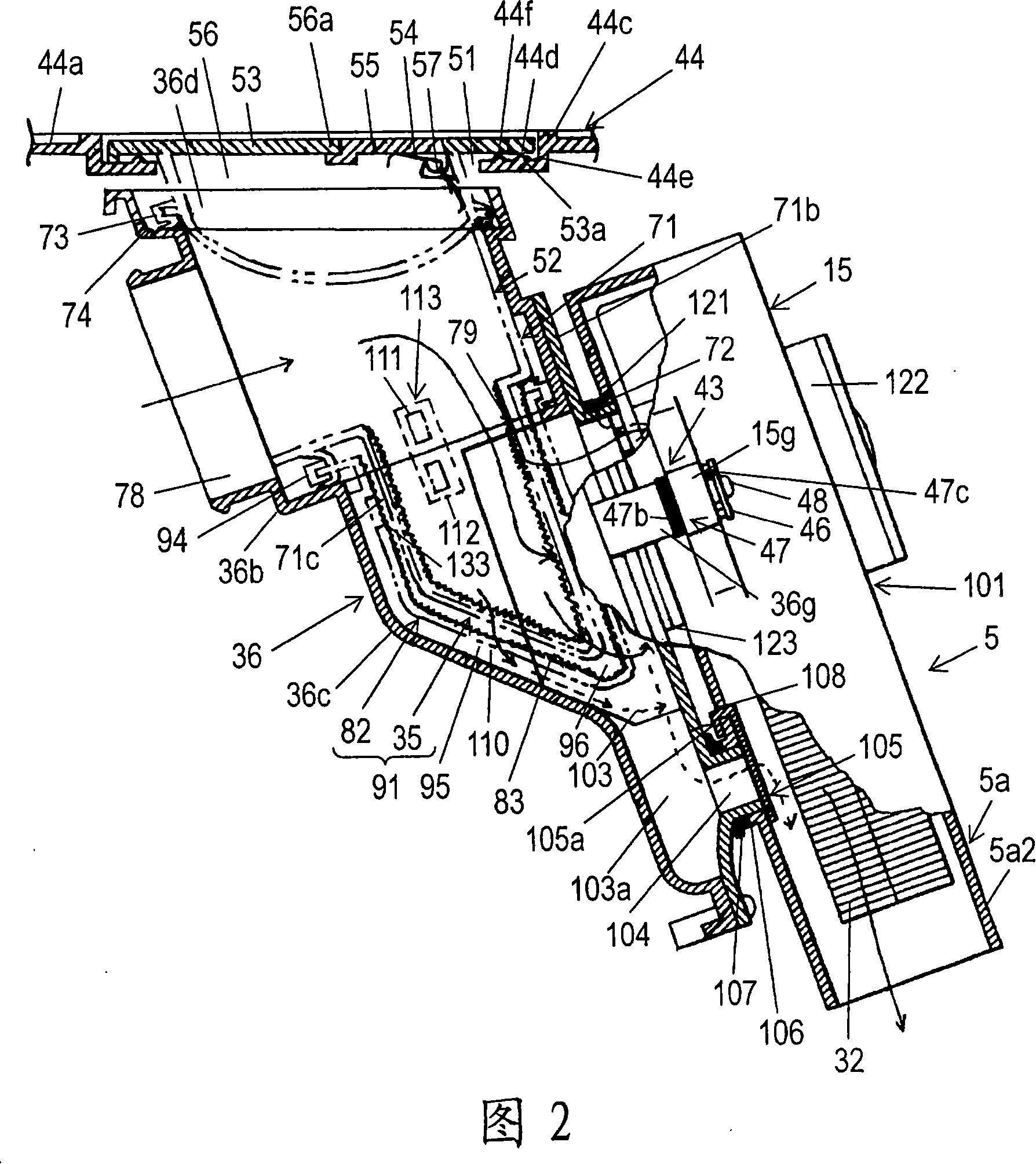 Roller washing and drying machine