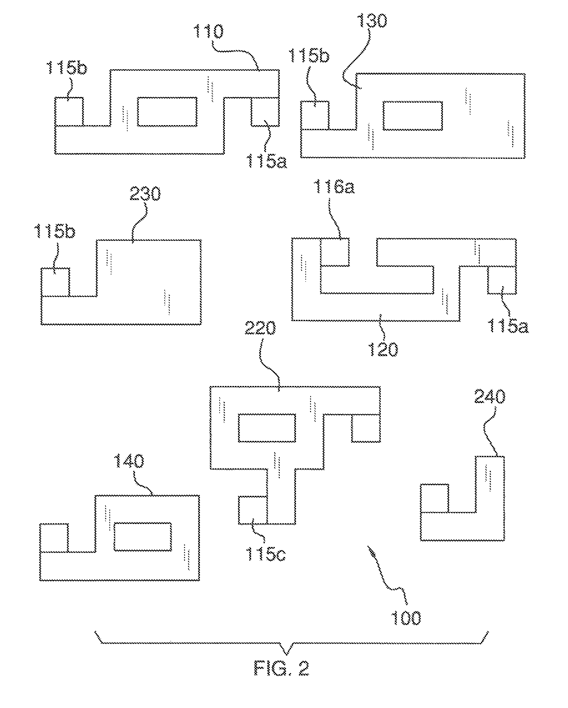 System of interlocking concrete blocks