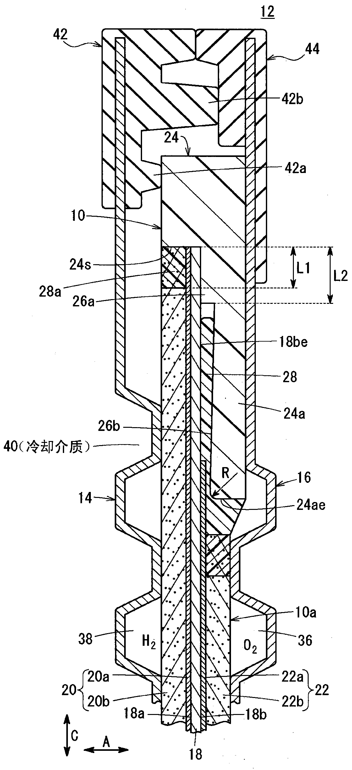 Electrolyte membrane-electrode structure with resin frame for fuel cells