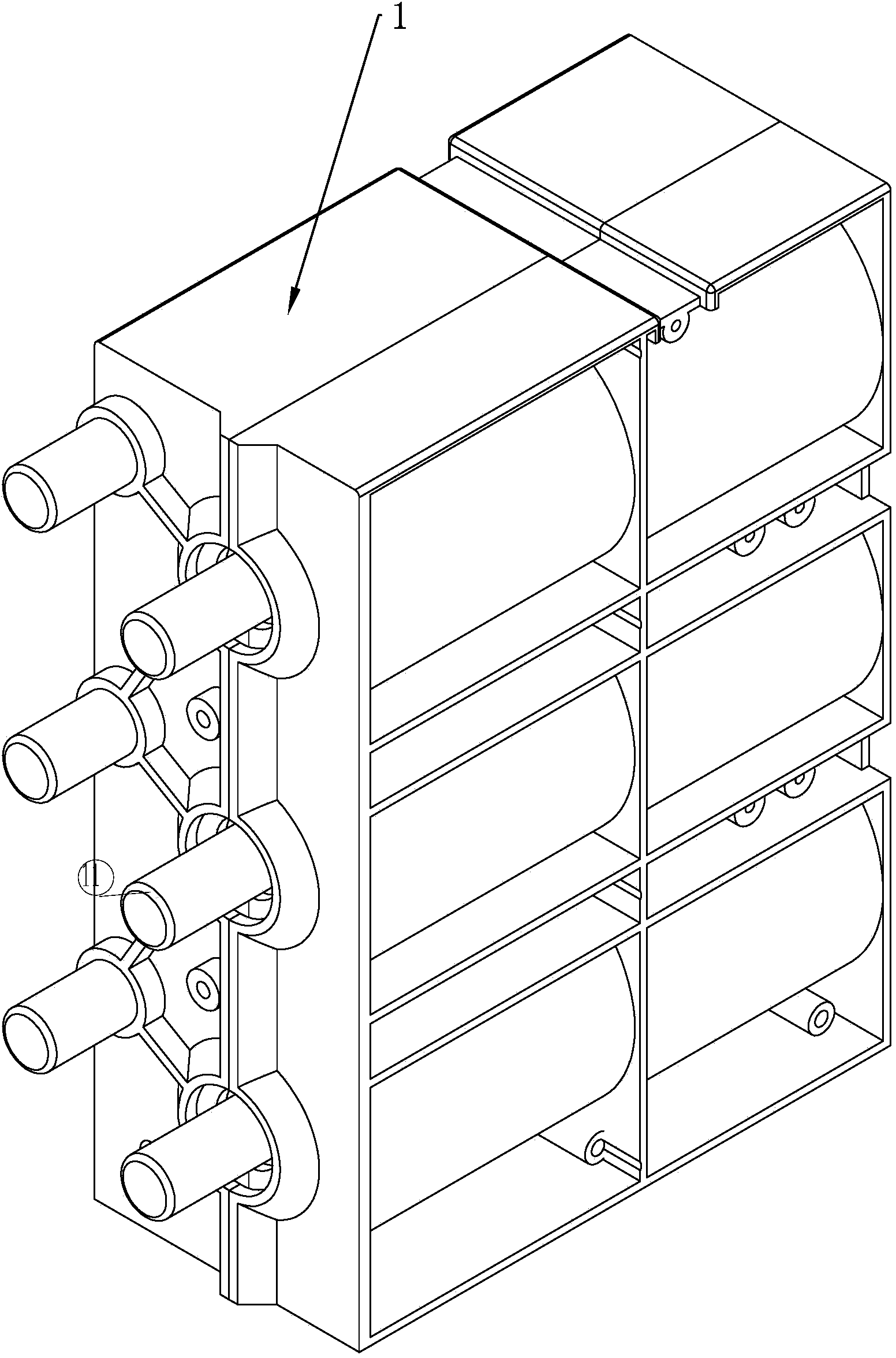 Modular permanent-magnetic circuit breaker