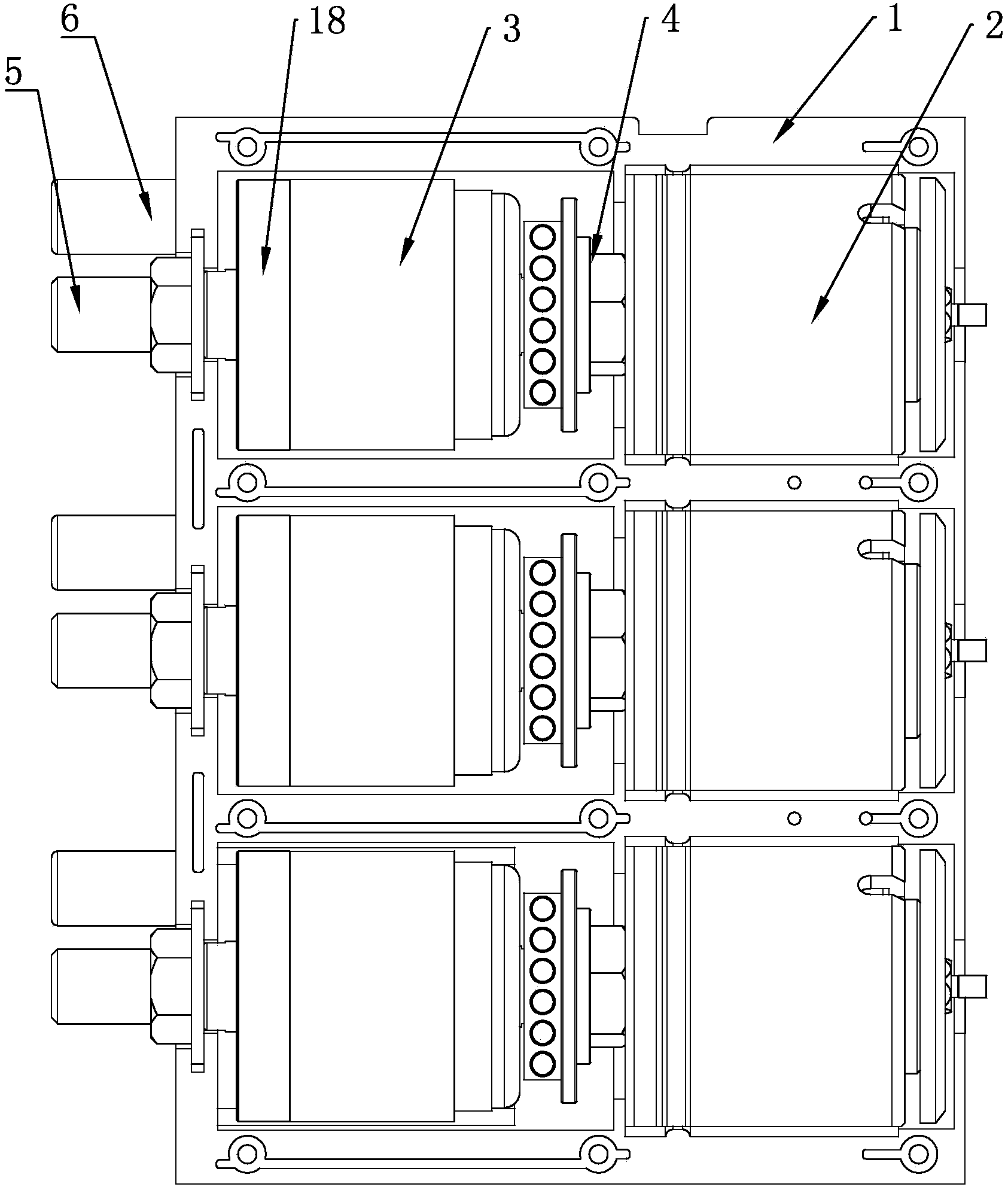 Modular permanent-magnetic circuit breaker