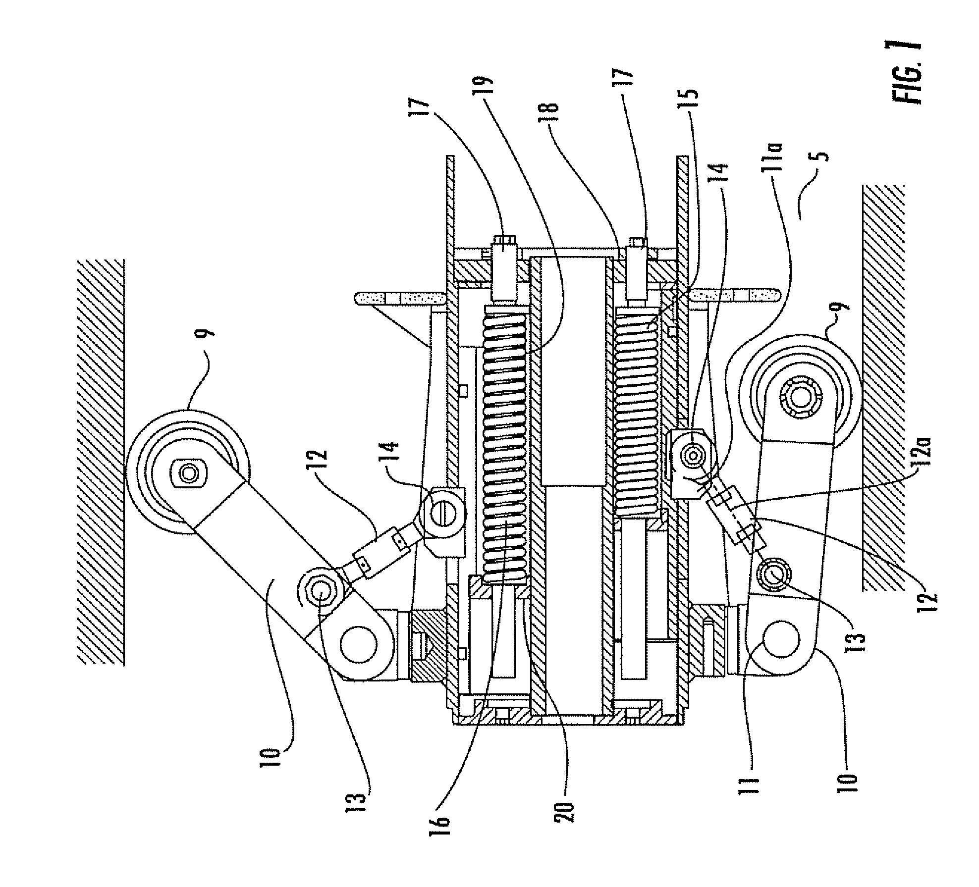 Centre line multidimensional suspension system