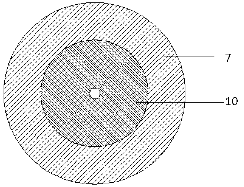 Flow field observing device for oil cavity