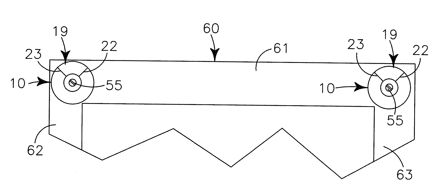 Magnetic hanger apparatus