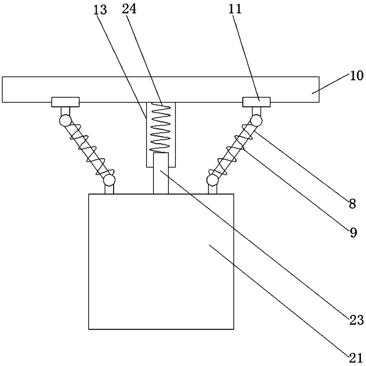 Building seismic isolation structure