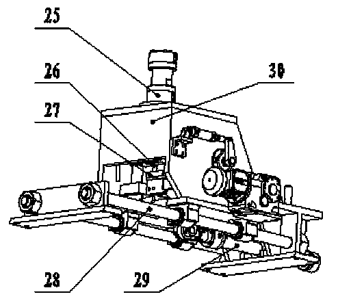 Continuous casting and rolling system for lead belt production