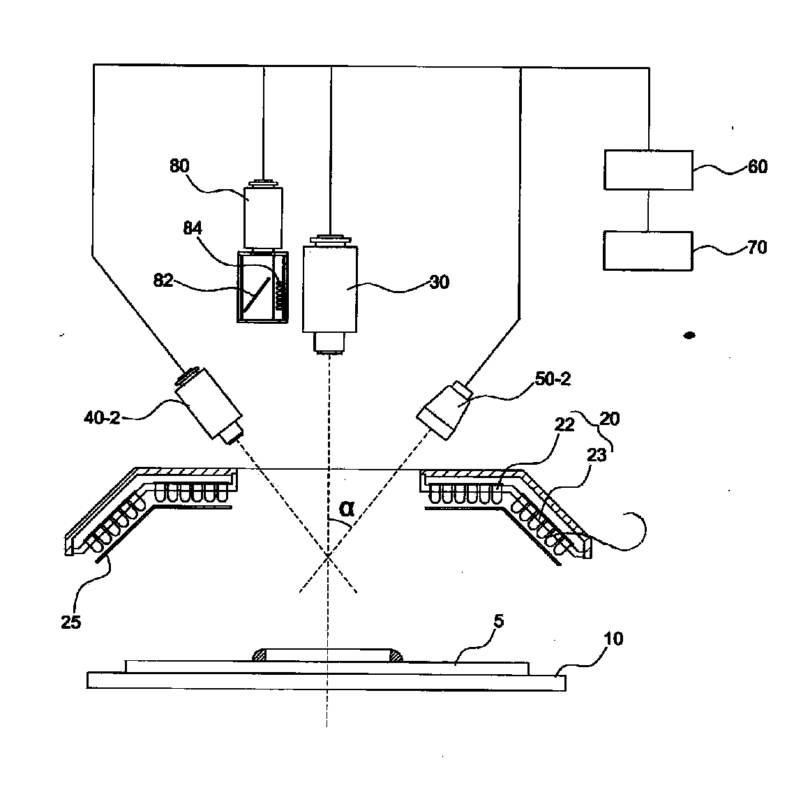 Vision testing device with enhanced image clarity