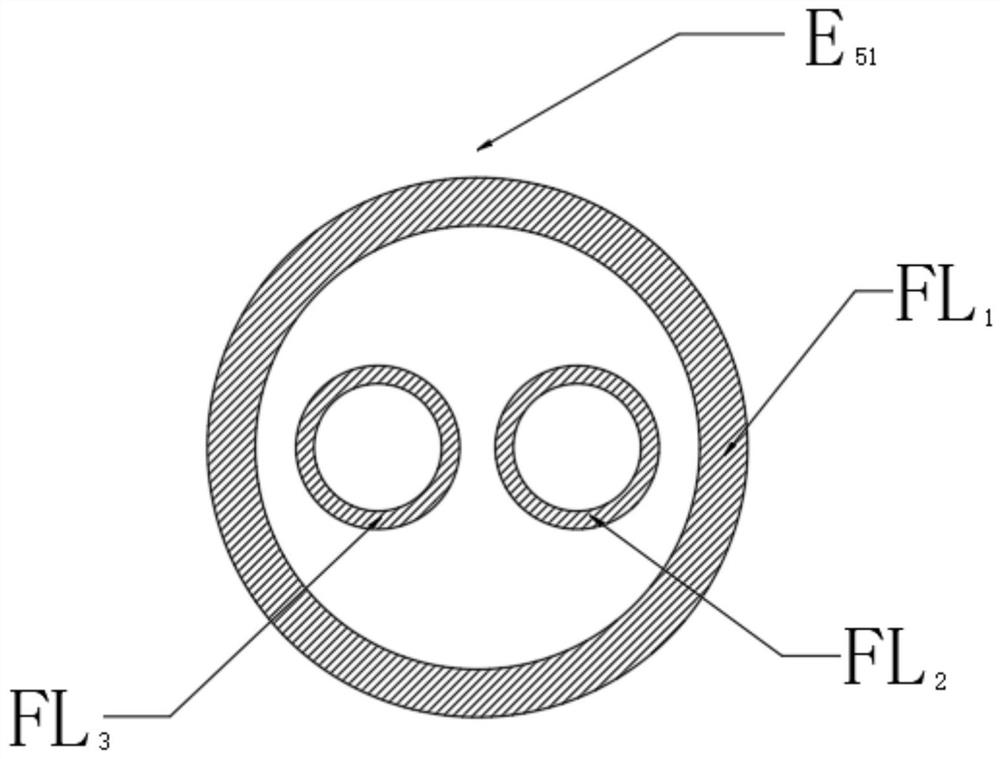 An air separation device and method capable of exchanging the internal and external compression processes of oxygen