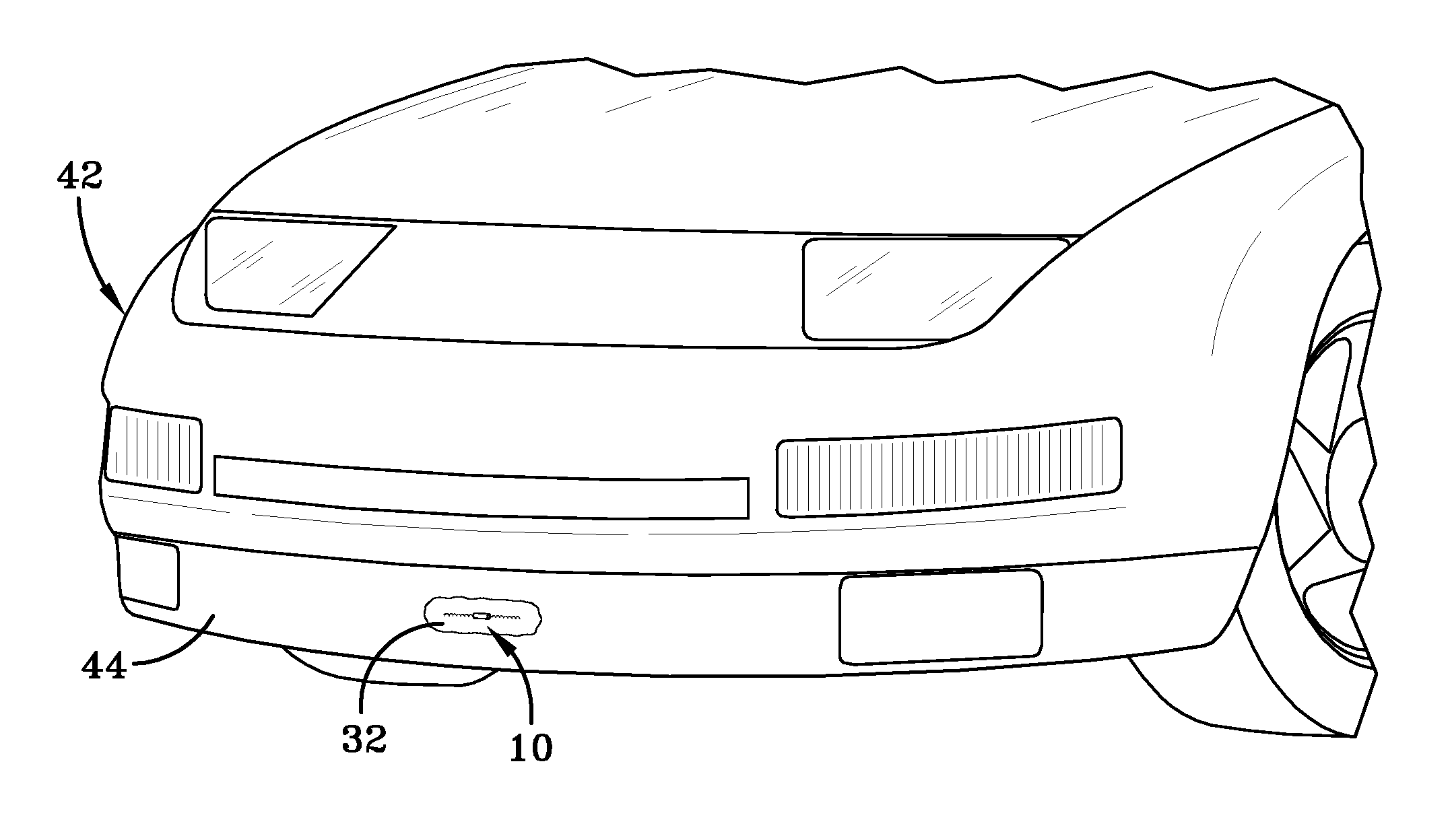 RFID tag and method of vehicle attachment thereof