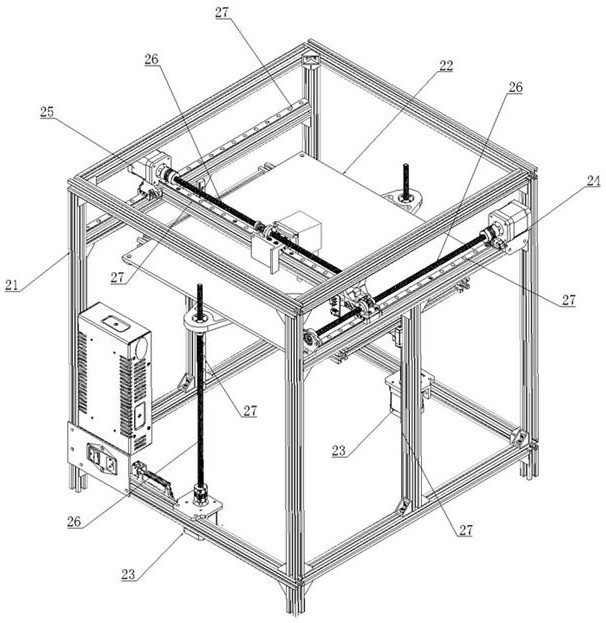 A 3D printing device based on shear-thinning gel