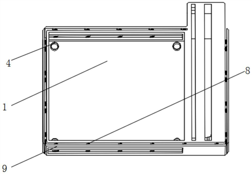 Quick-start vehicle-mounted three-proofing tablet computer