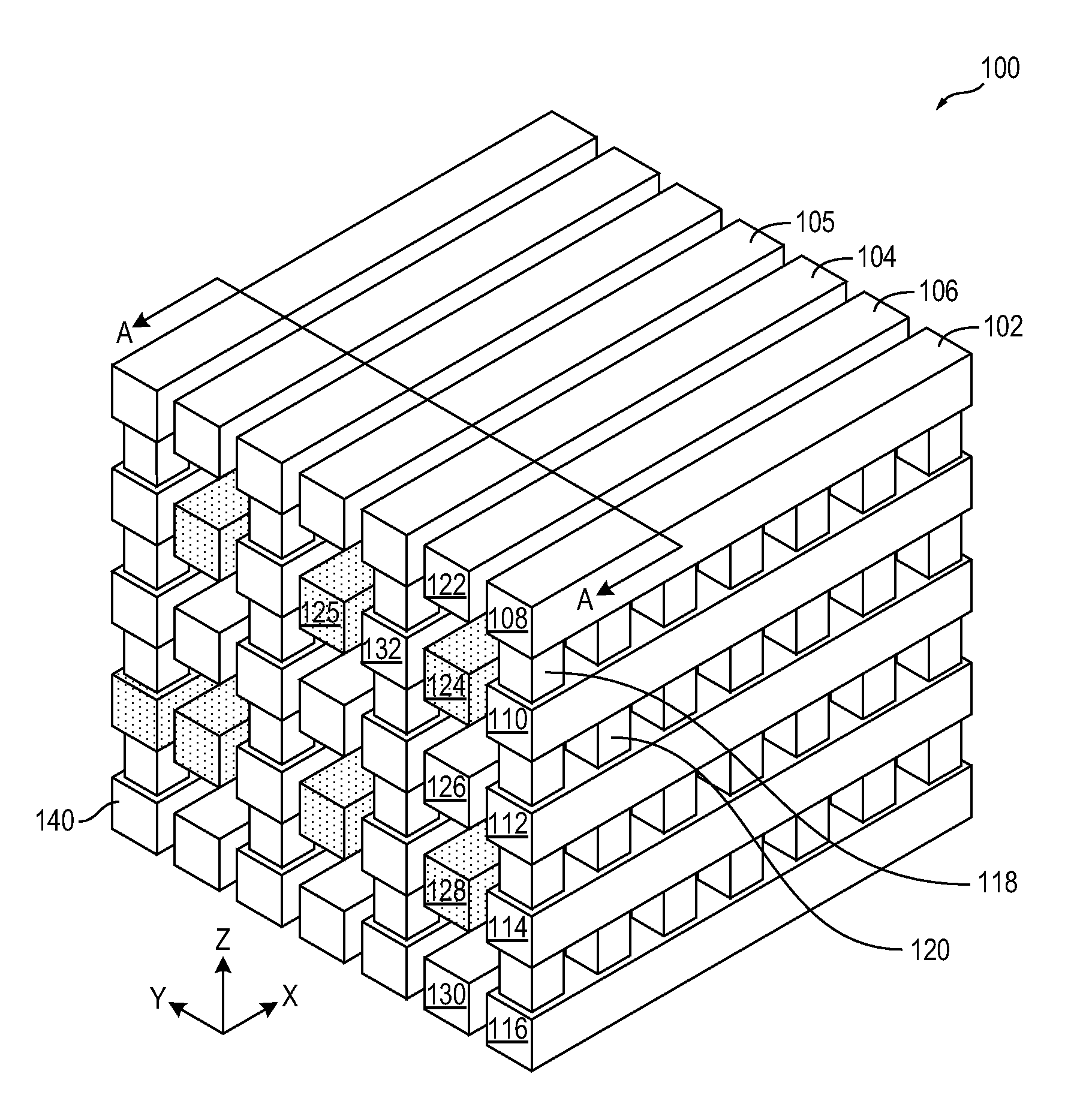 Integrated capacitor with cabled plates