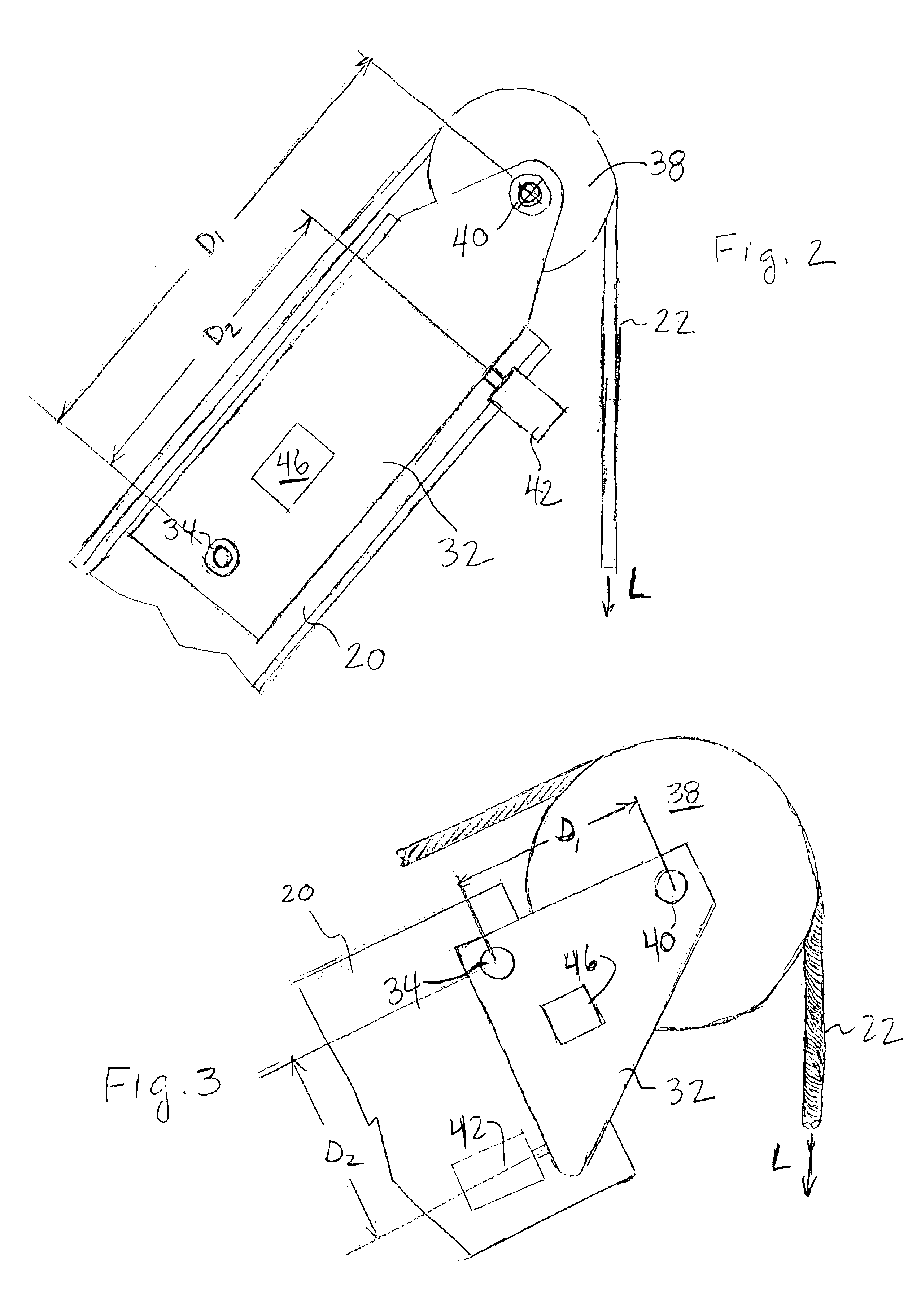 Jib load limiting device