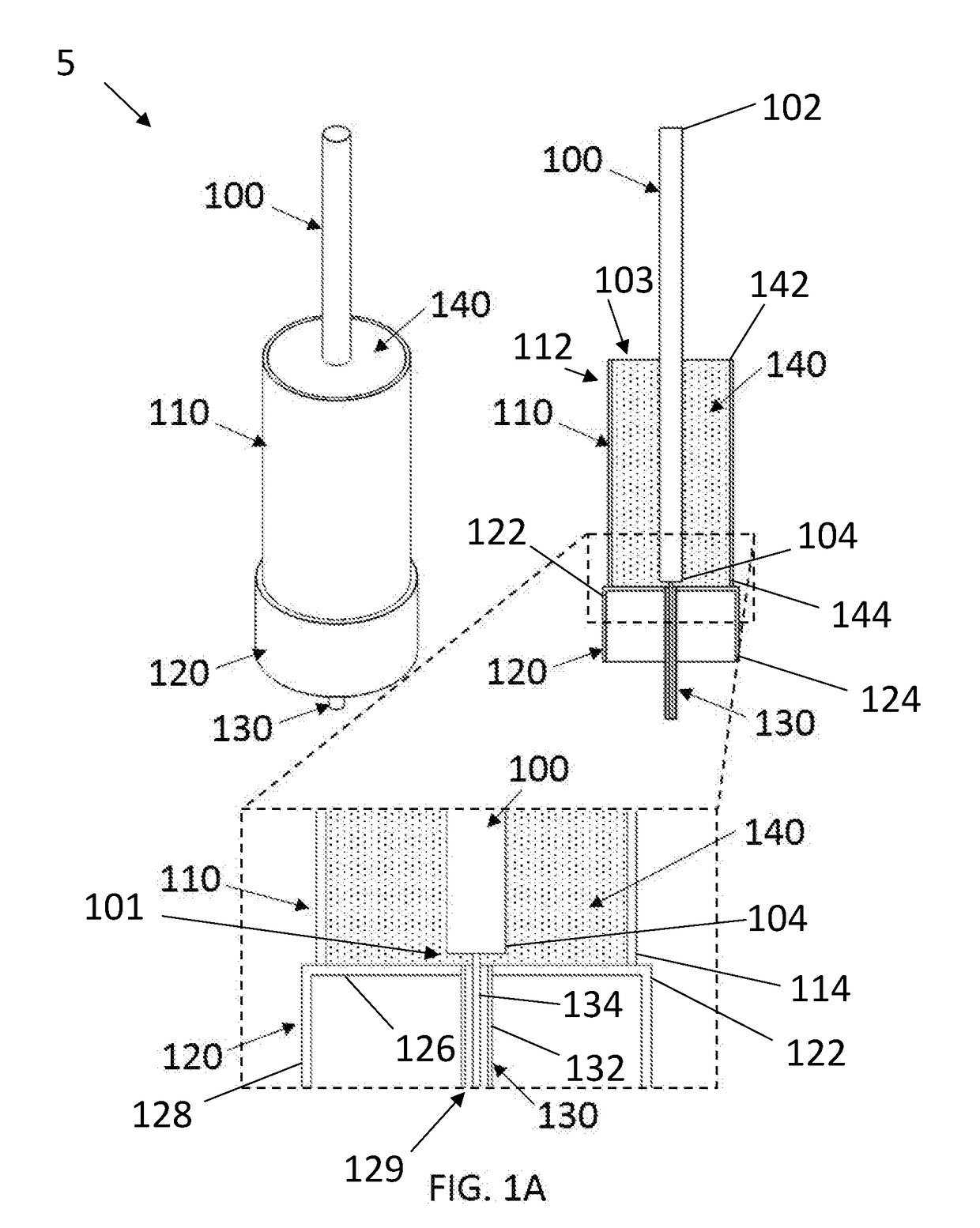 Sleeve monopole antenna with spatially variable dielectric loading