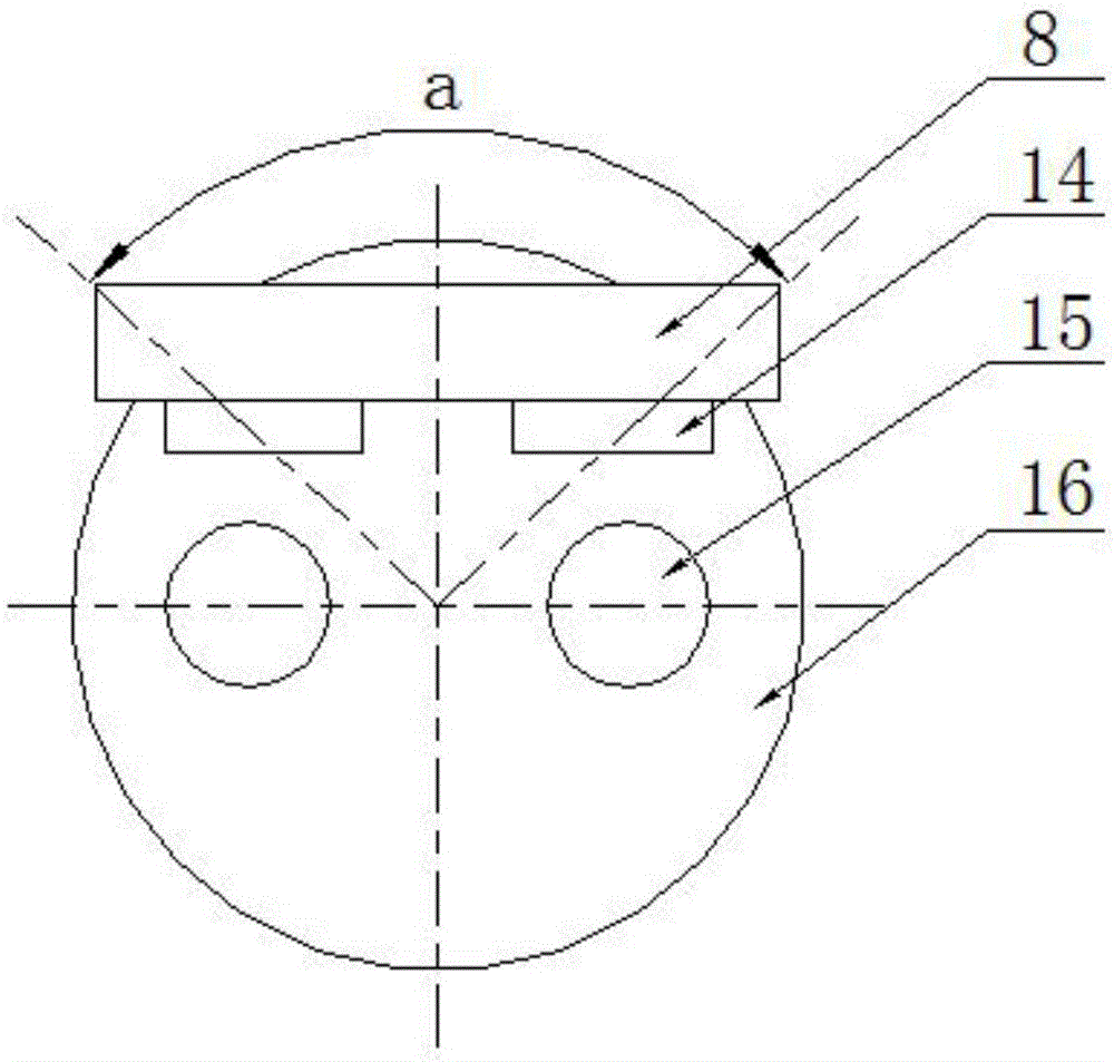 Mechanical remote water meter provided with novel magnetic sensing counting structure