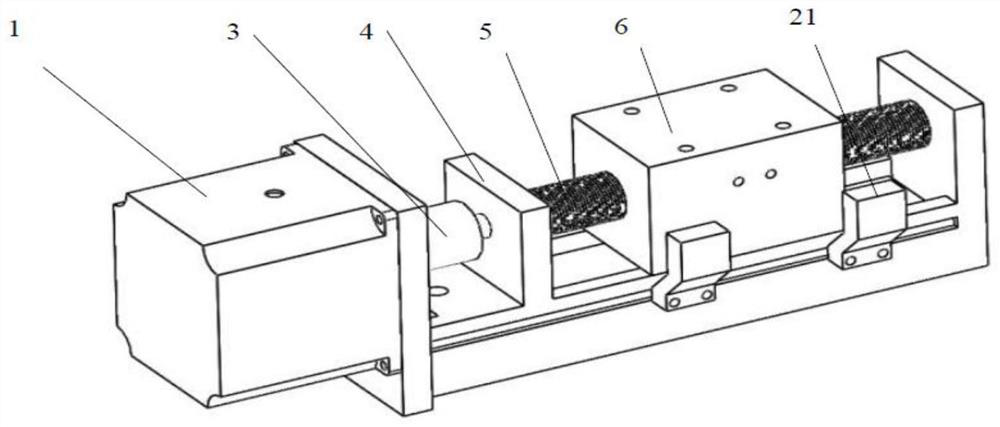 Stock breaking device for automatic grafting of apple trees