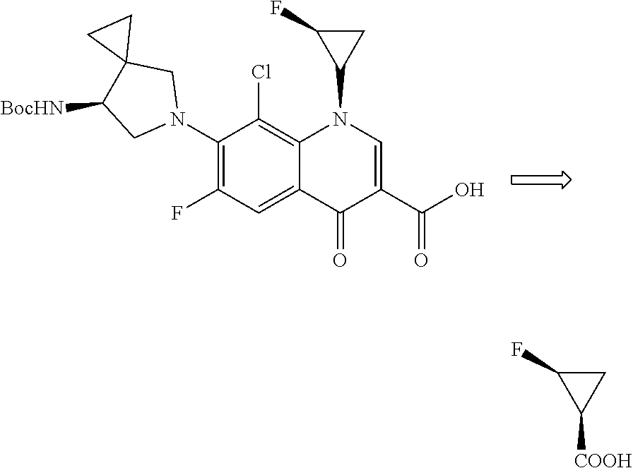 Method for synthesizing 2-fluorocyclopropane carboxylic acid