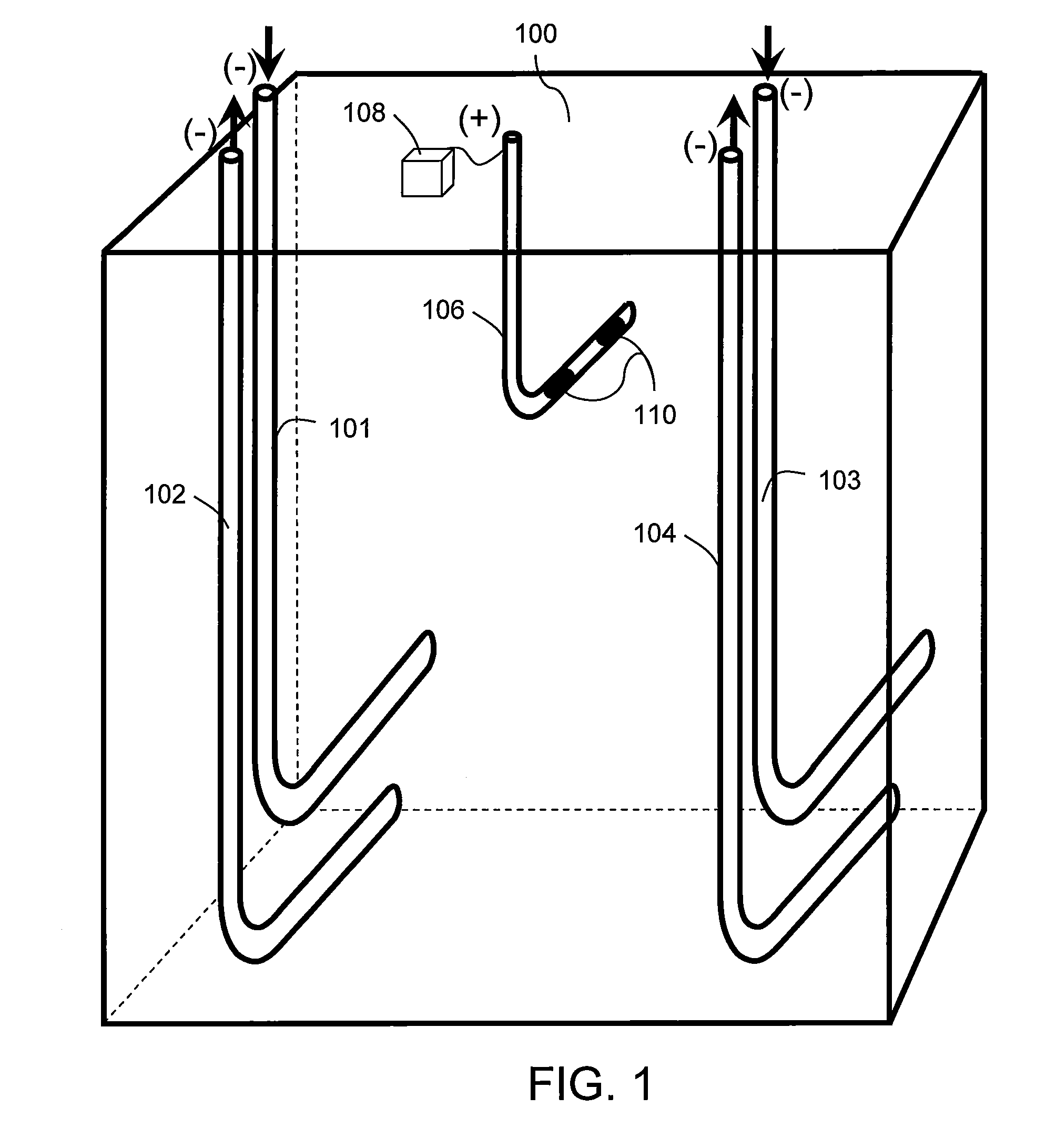 In situ heating for reservoir chamber development