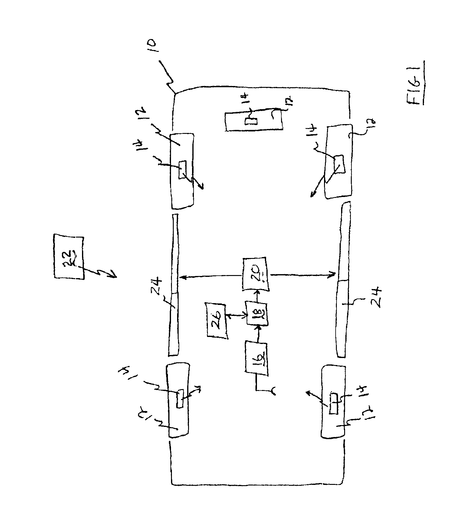 Combined tire pressure monitoring and keyless entry receiver