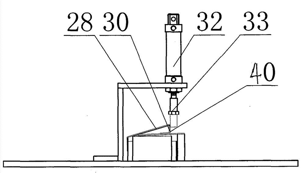 Box packing machine with upward opening cover