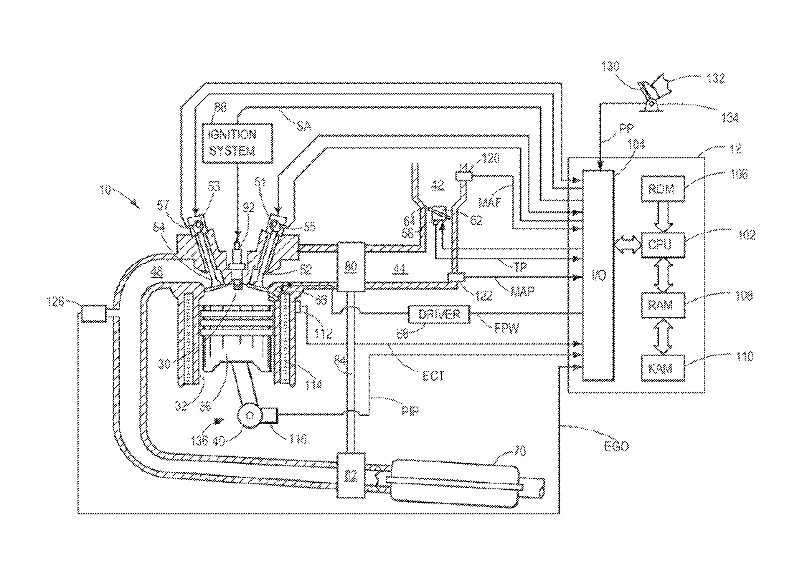 Cam cover coil on plug retention via oil separator