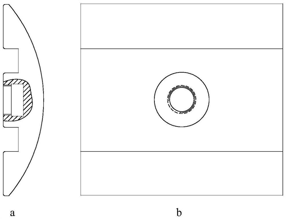 A retractable inner support tooling