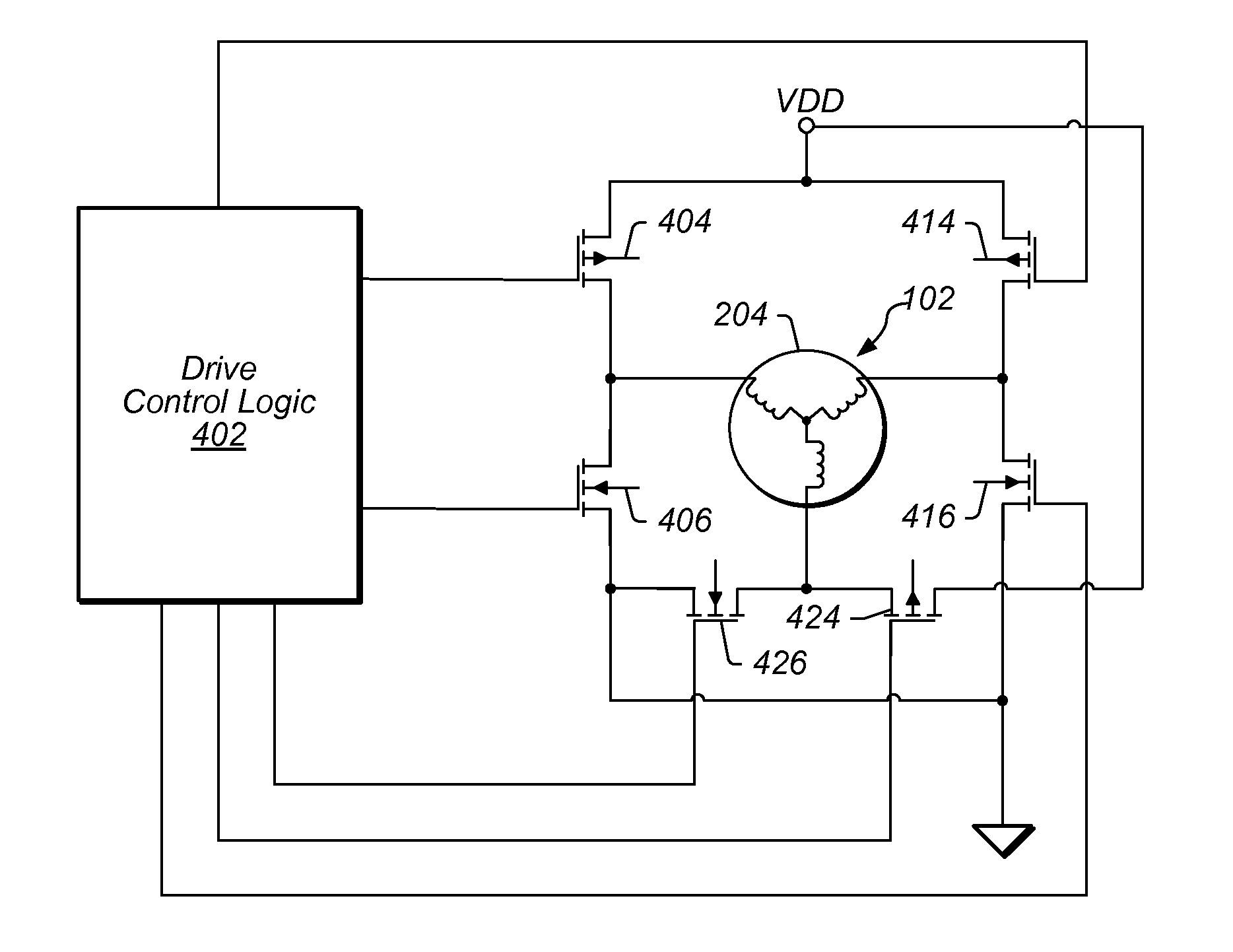 Brushless, Three Phase Motor Drive