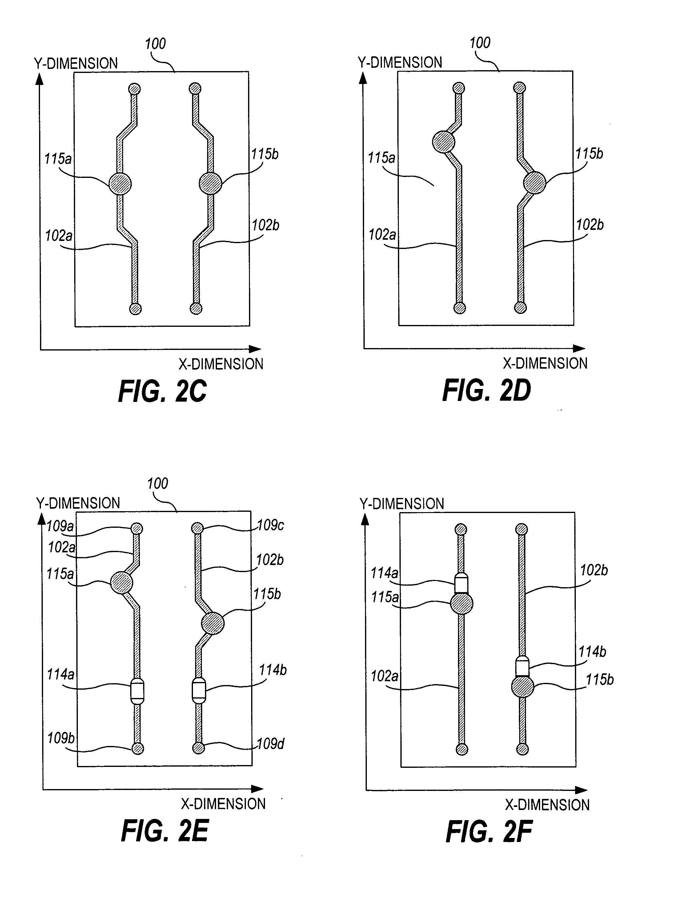 Printed circuit board test access point structures and method for making the same