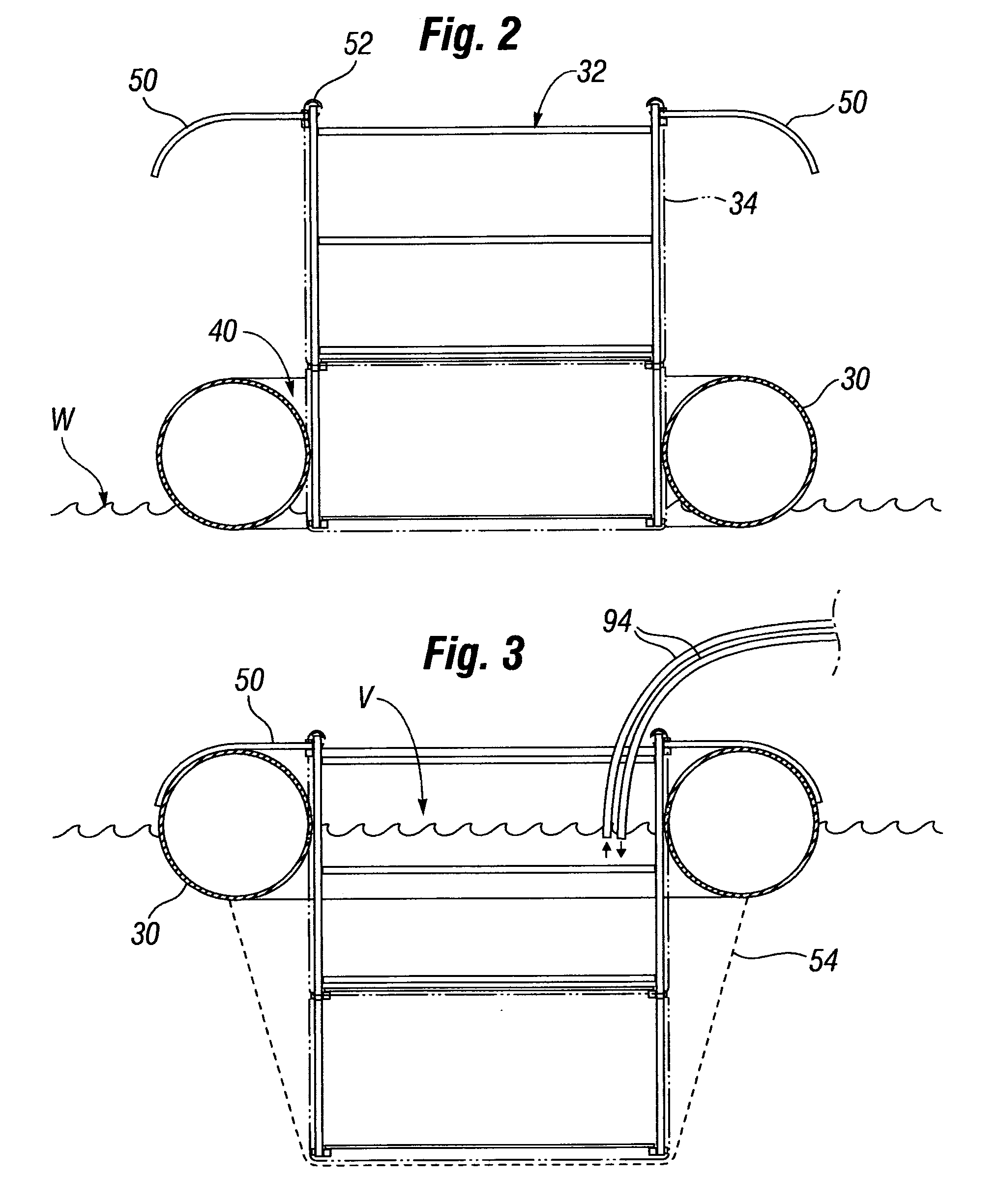 Portable floating hot tub