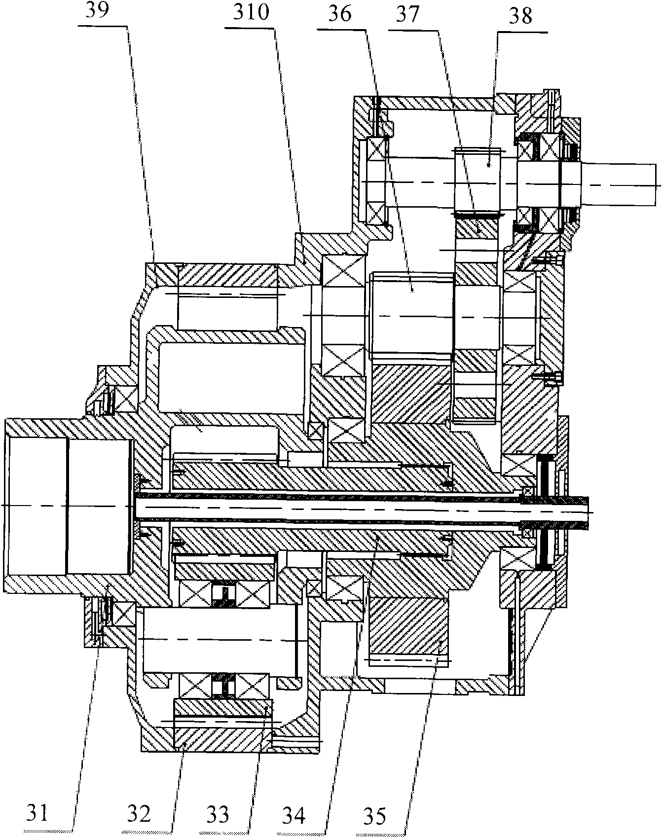 Variable pitch and variable speed wind generating set